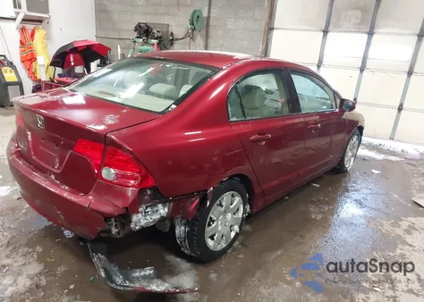 2008 Honda Civic Lx из США, поврежденный, VIN 1HGFA16548L059712